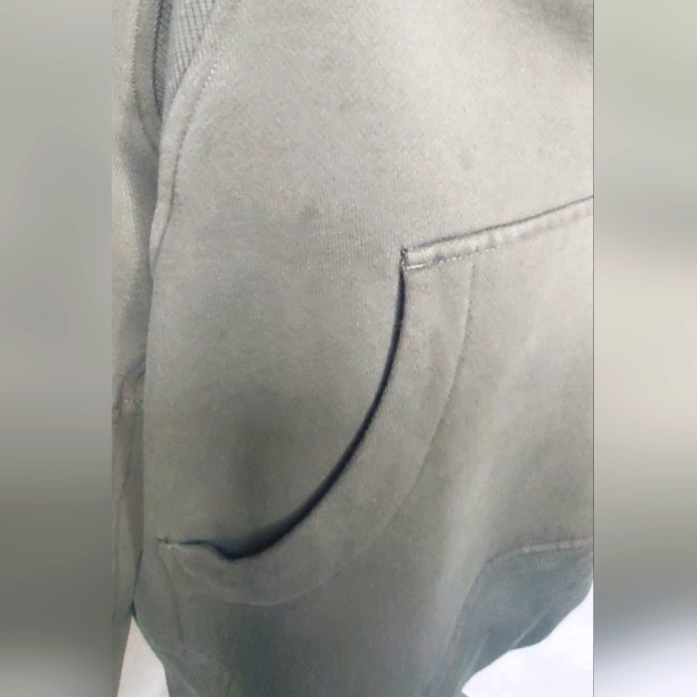 Lululemon Size XS/S Scuba Fleece Green Olive Color-Cropped Half Zip-Up - Picture 8 of 13